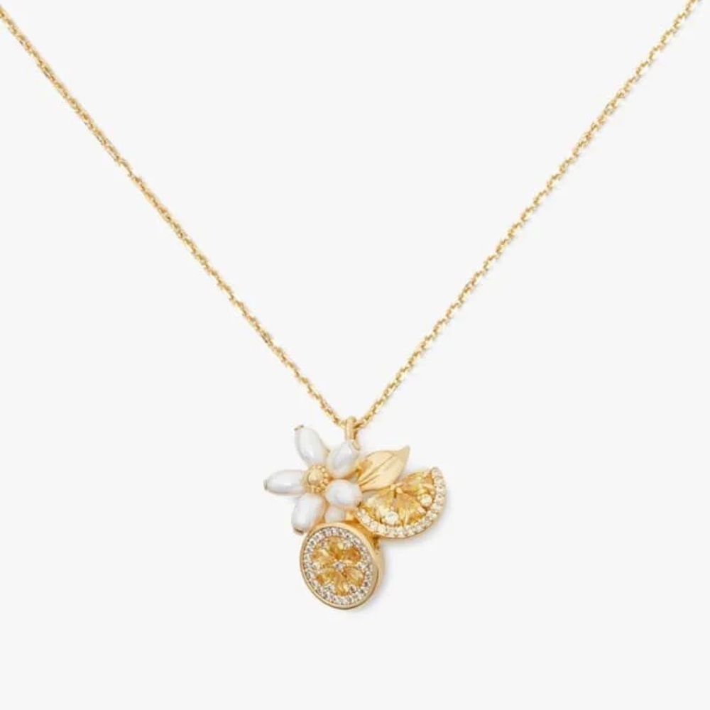 Kate Spade Fresh Squeeze Cluster Pendant Necklace